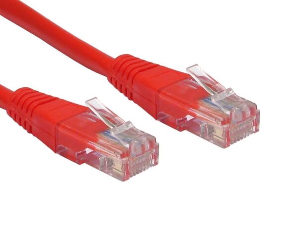 PATCH CORD UTP CABLE 2M CAT5E RED NEW