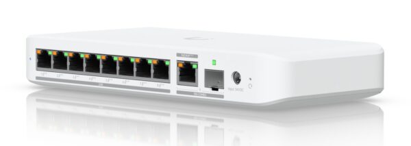 Ubiquiti USW-Flex-2.5G-8-PoE Switch | 8x 2.5GbE RJ45, 1x 10GbE SFP+, 196W