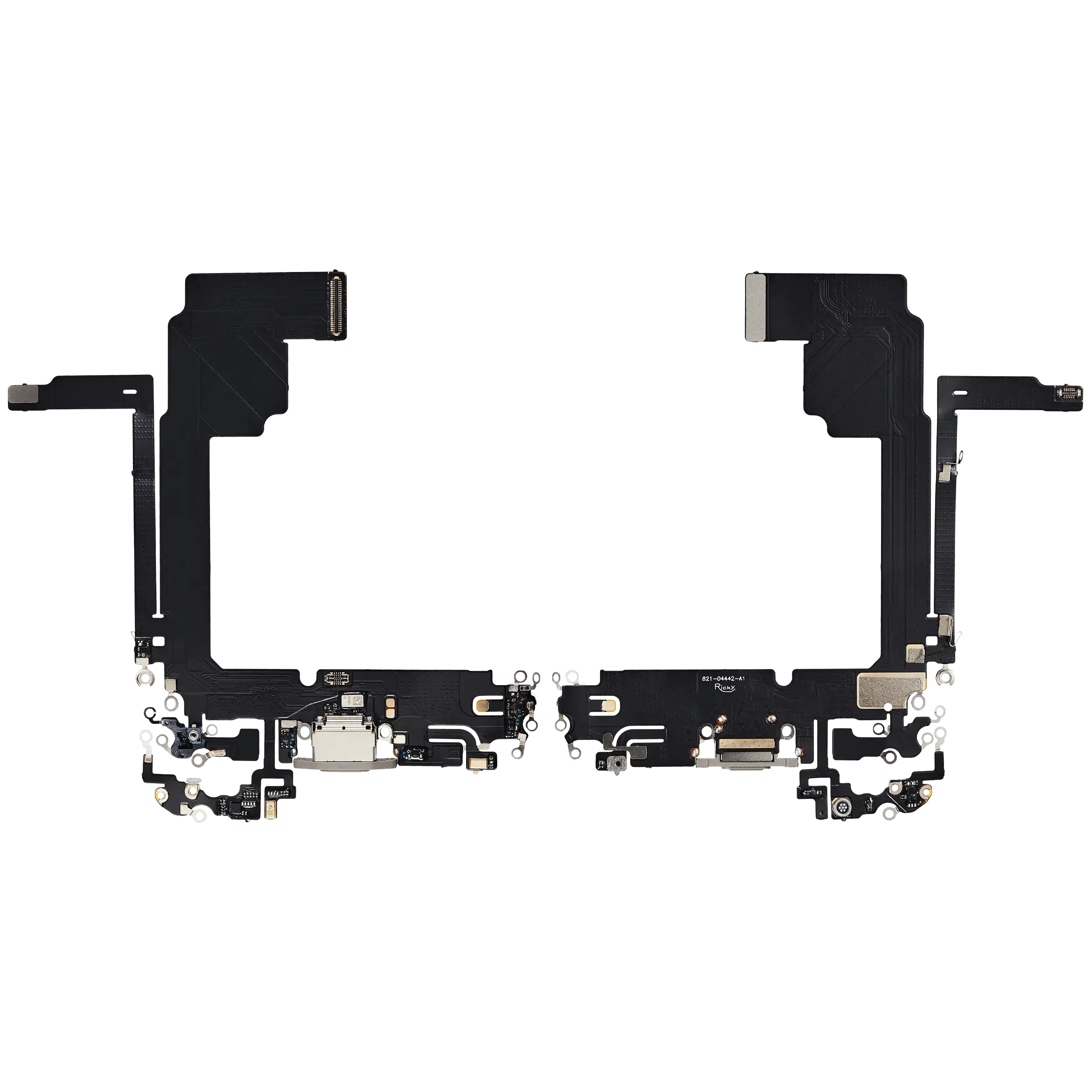 Charging Port Flex Cable For iPhone 15 Pro Max (Aftermarket Plus) (Natural Titanium)